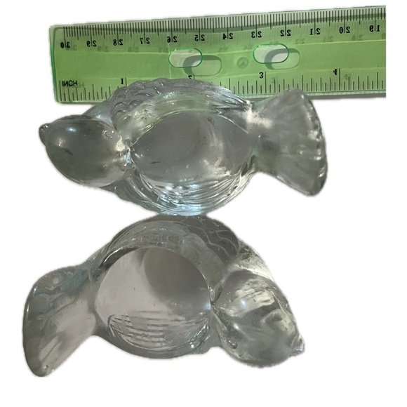 Pair of sweet glass bird candle holders - Picture 6 of 6